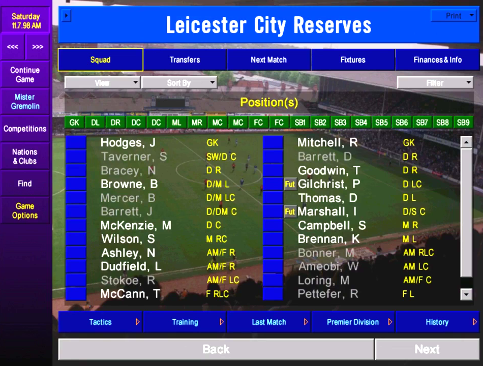 championship manager 01/02 best strikers